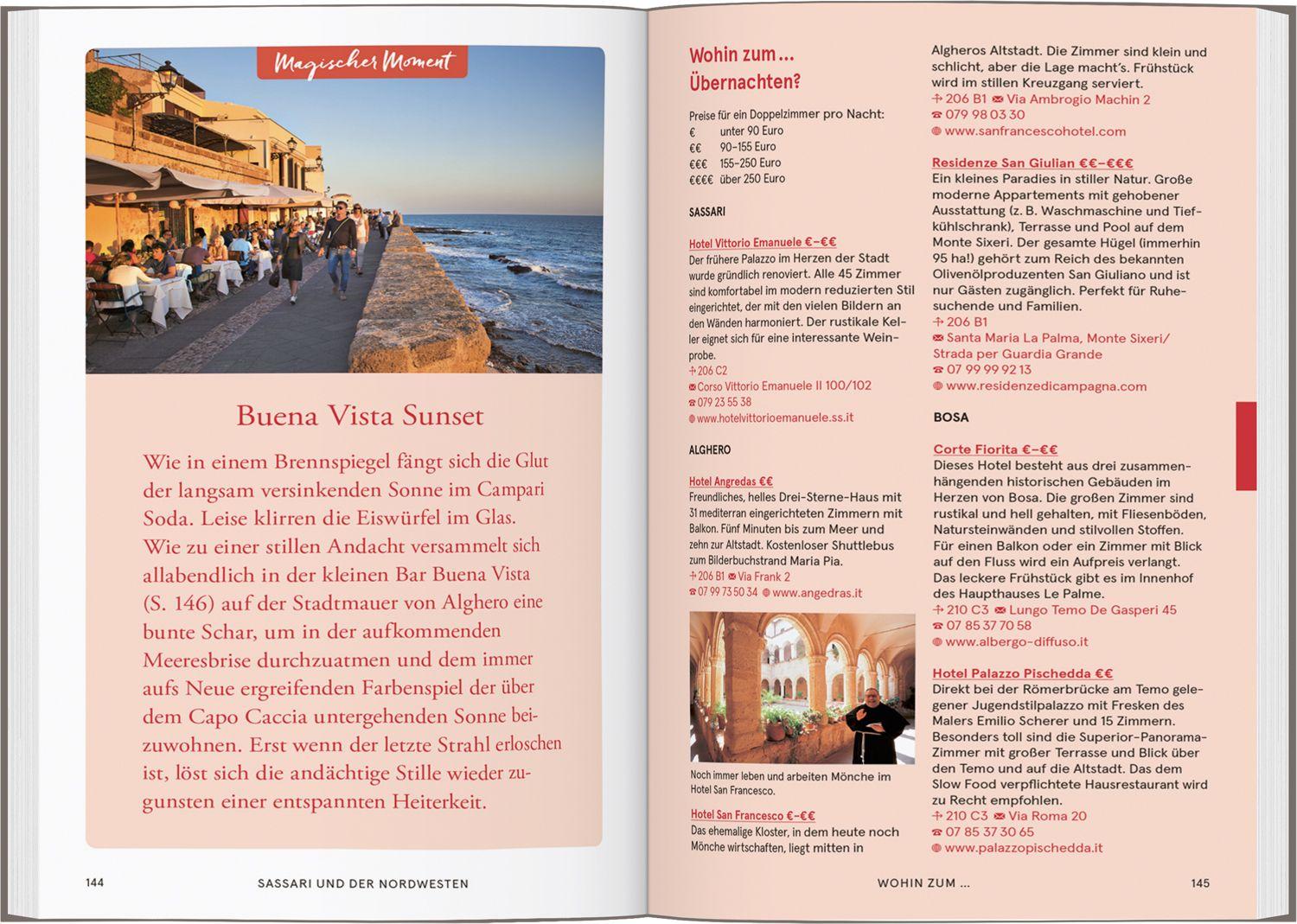 Beispielinhalt (Bild) Baedeker SMART Reiseführer Sardinien