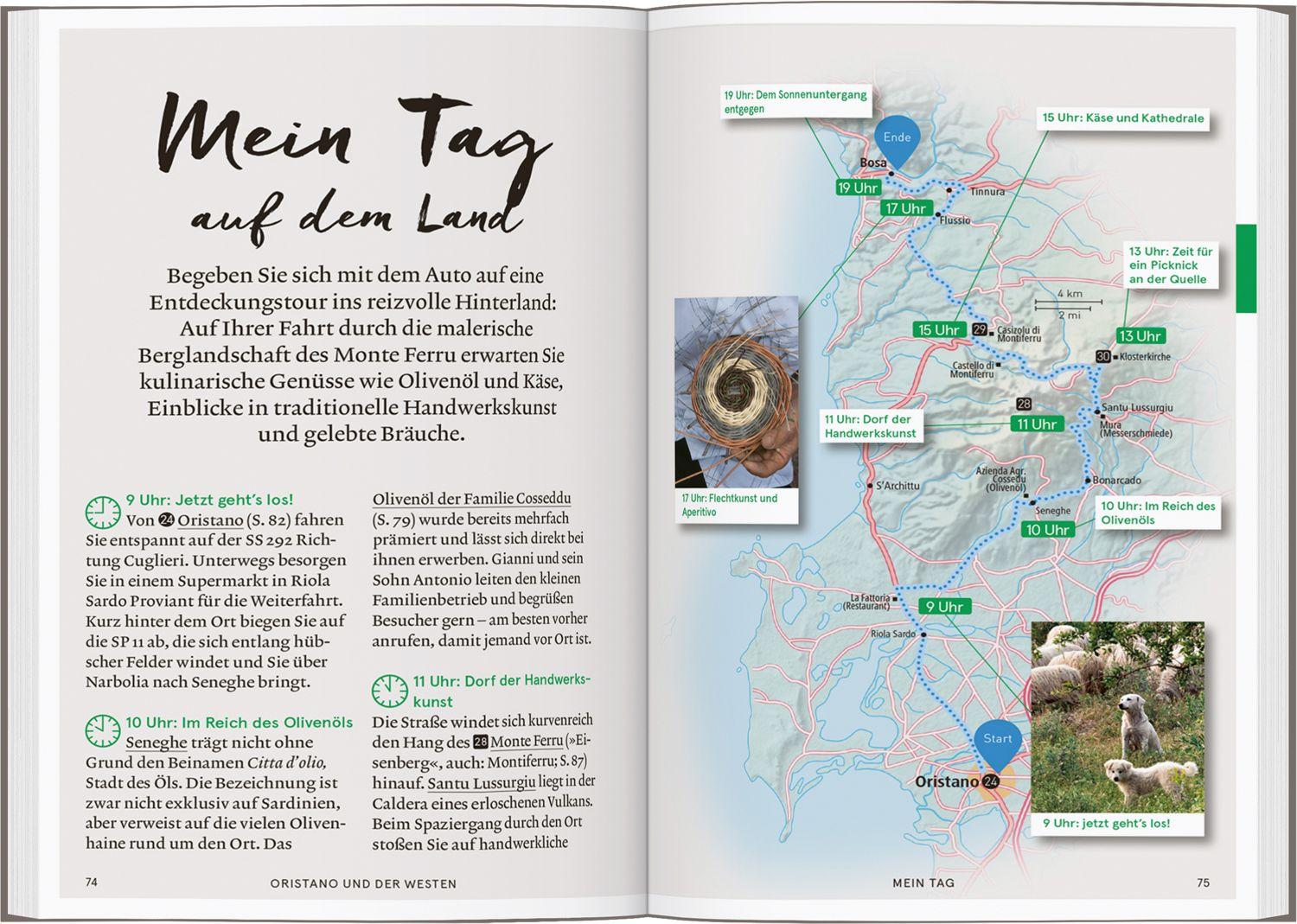 Beispielinhalt (Bild) Baedeker SMART Reiseführer Sardinien