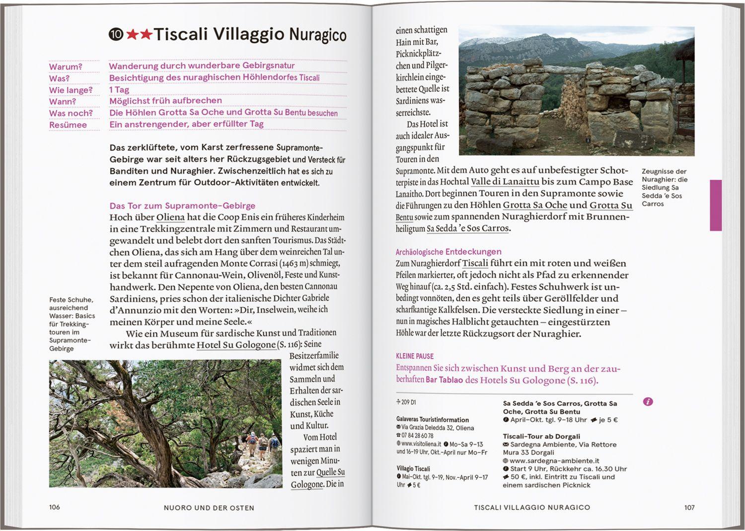 Beispielinhalt (Bild) Baedeker SMART Reiseführer Sardinien