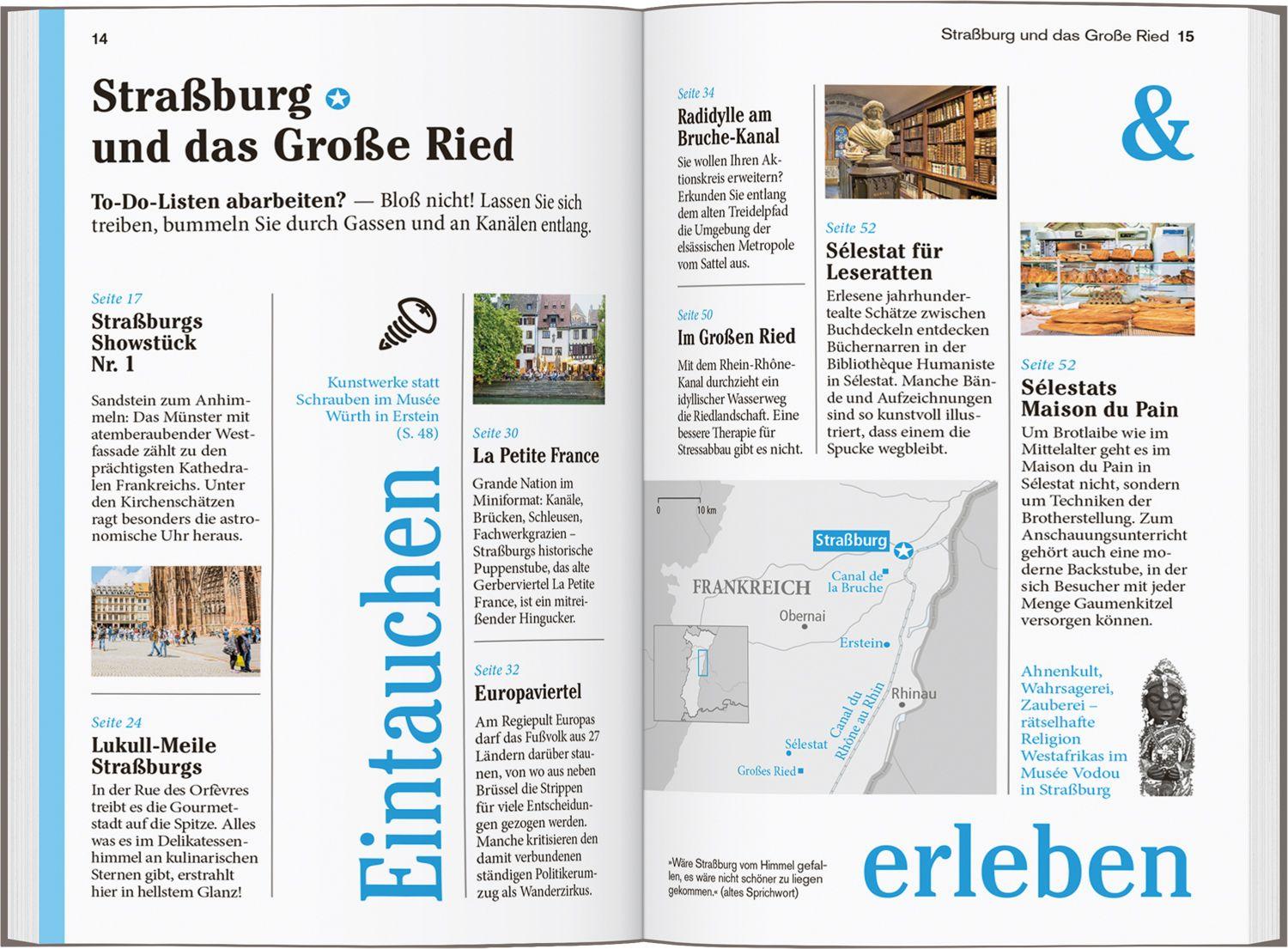 Beispielinhalt (Bild) DUMONT Reise-Taschenbuch Reiseführer Elsass