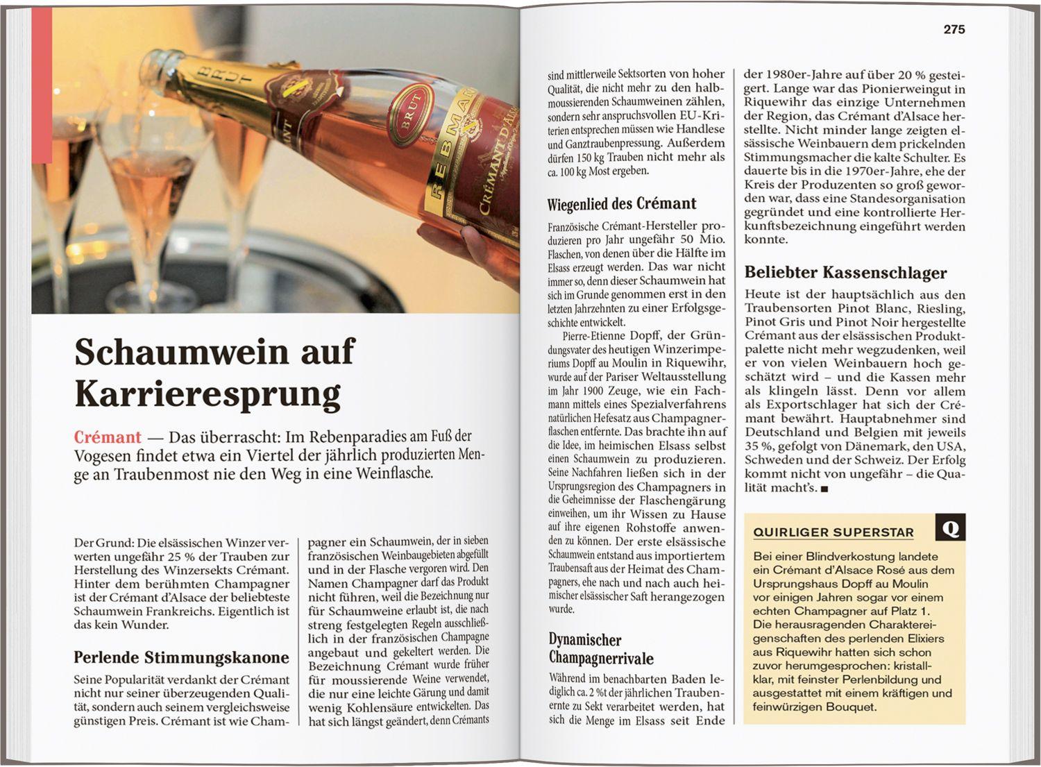 Beispielinhalt (Bild) DUMONT Reise-Taschenbuch Reiseführer Elsass