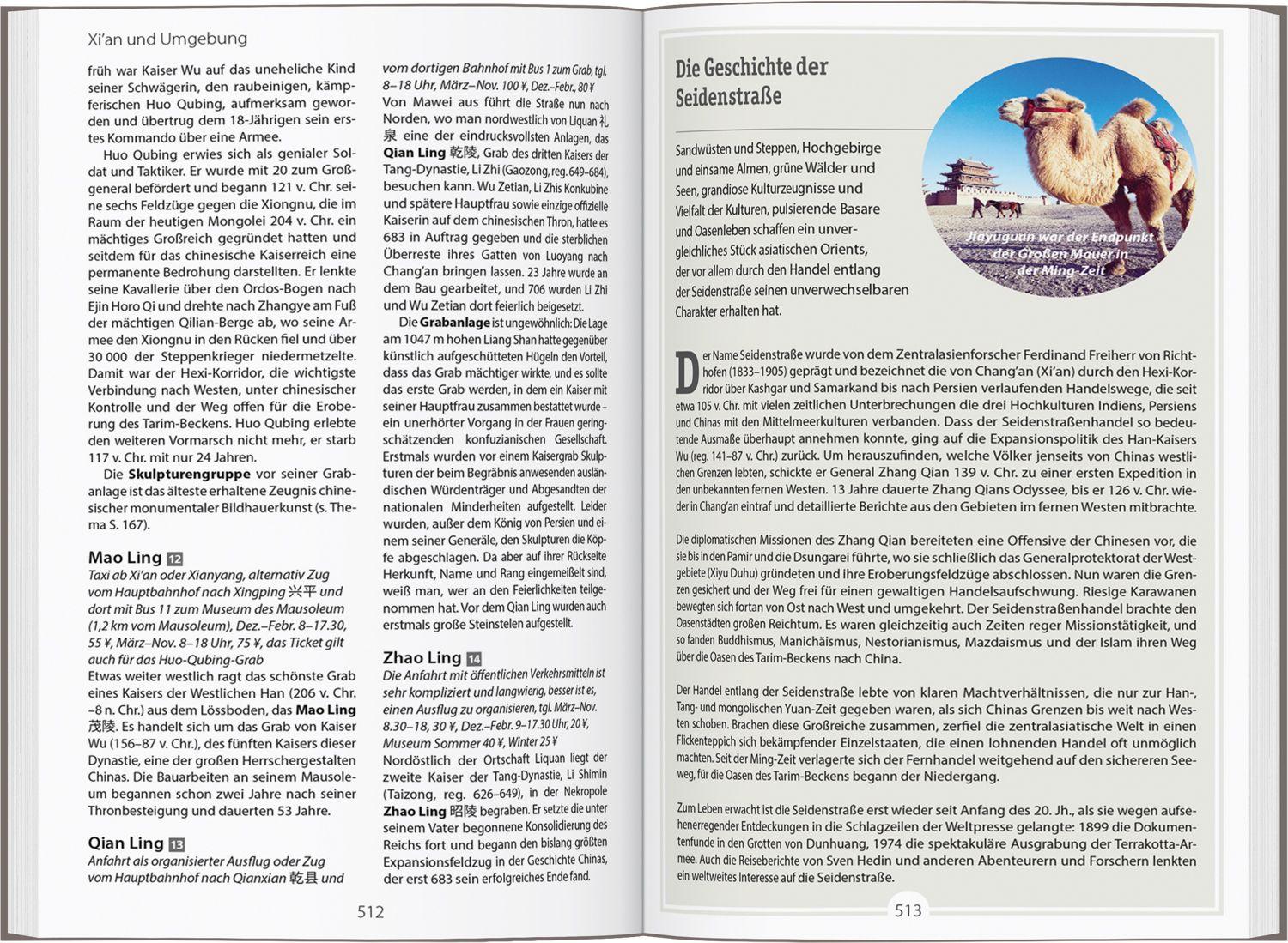 Beispielinhalt (Bild) DUMONT Reise-Handbuch Reiseführer China