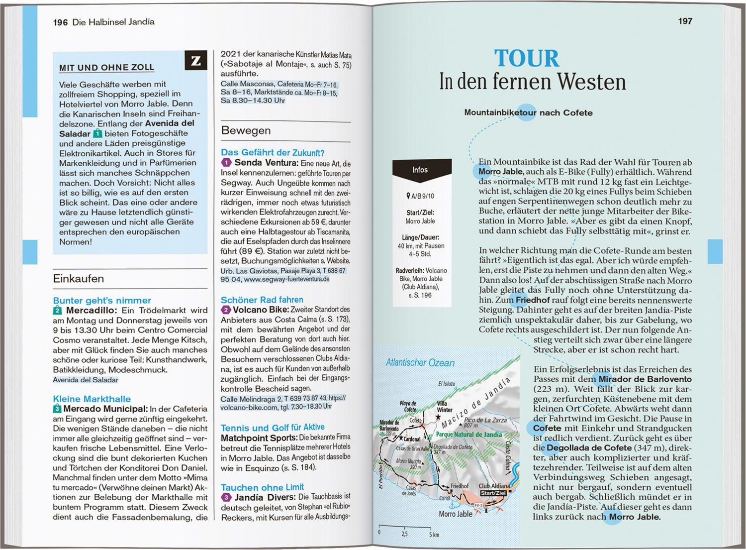 Beispielinhalt (Bild) DUMONT Reise-Taschenbuch Reiseführer Fuerteventura