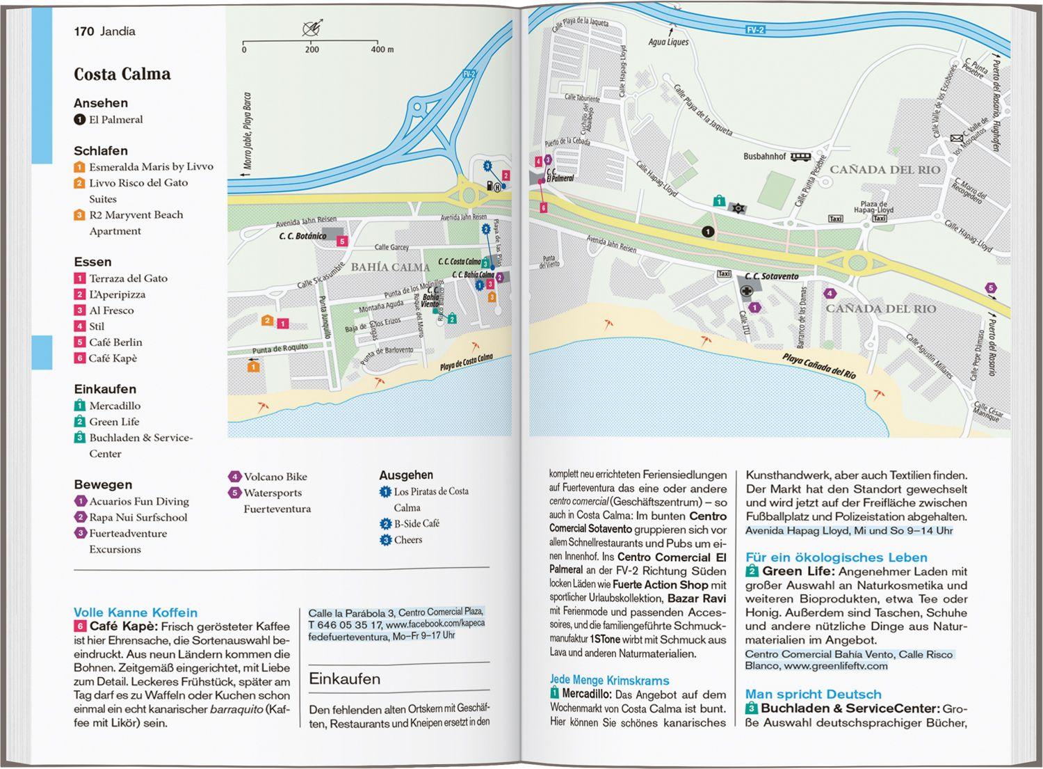 Beispielinhalt (Bild) DUMONT Reise-Taschenbuch Reiseführer Fuerteventura