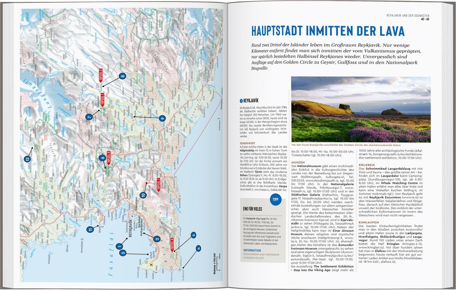 Beispielinhalt (Bild) DUMONT Bildatlas Island