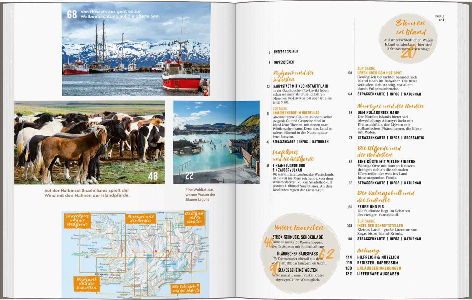 Beispielinhalt (Bild) DUMONT Bildatlas Island