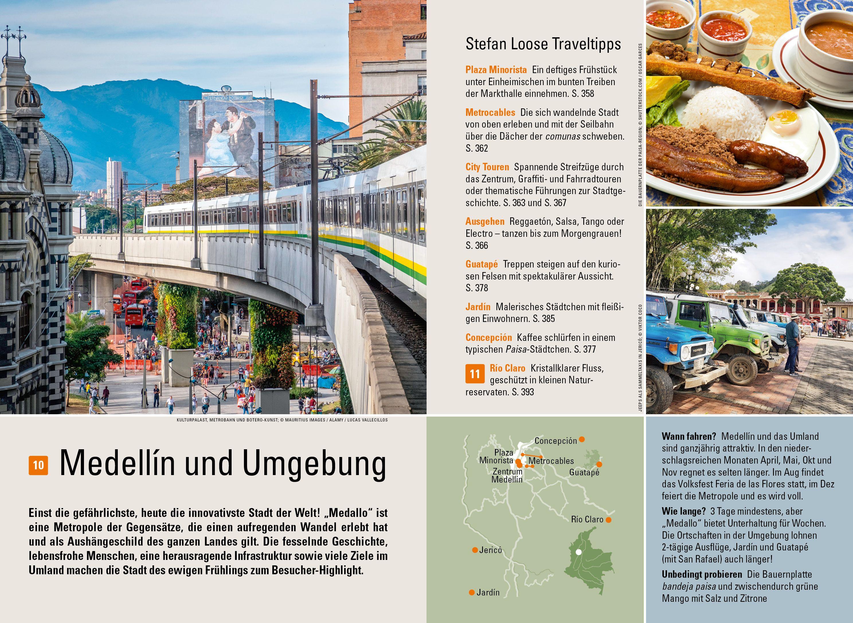 Beispielinhalt (Bild) Stefan Loose Reiseführer Kolumbien