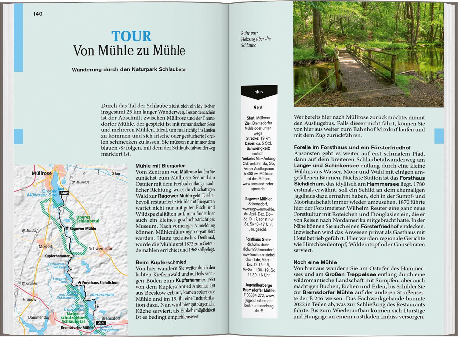 Beispielinhalt (Bild) DUMONT Reise-Taschenbuch Reiseführer Brandenburg, Potsdam, Uckermark, Spreewald