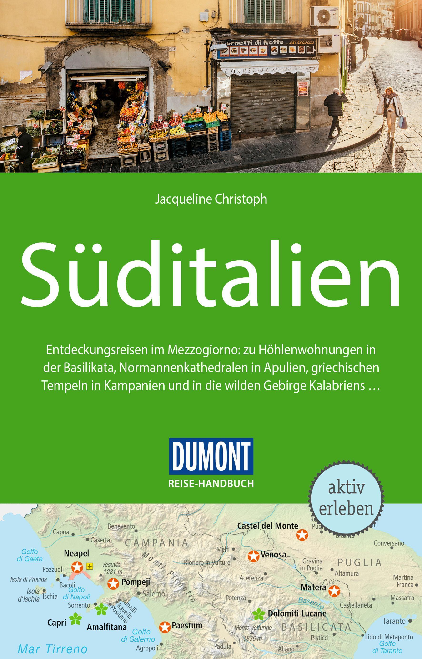 Vorderes Coverbild DUMONT Reise-Handbuch Reiseführer Süditalien