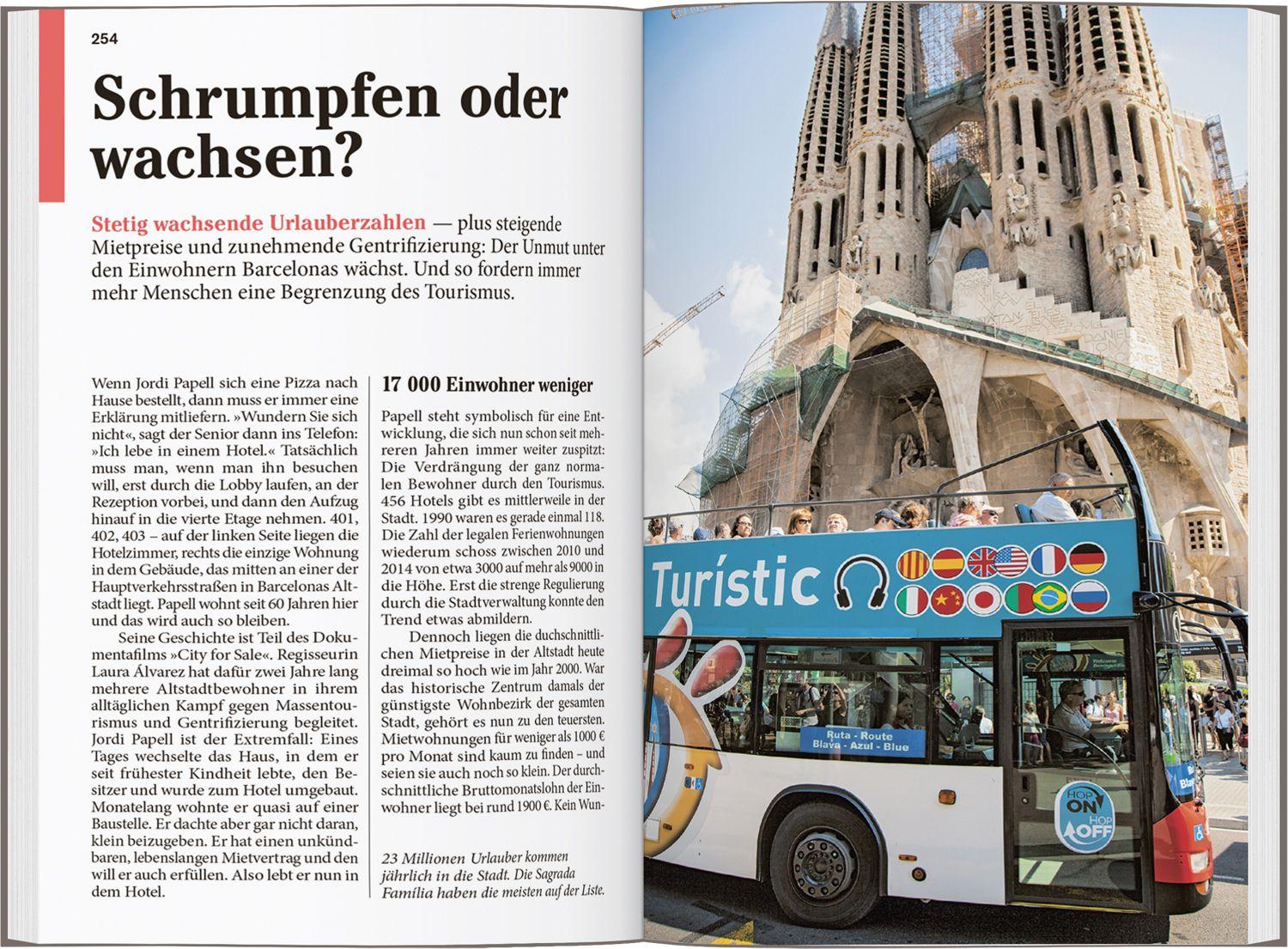 Beispielinhalt (Bild) DUMONT Reise-Taschenbuch Reiseführer Barcelona