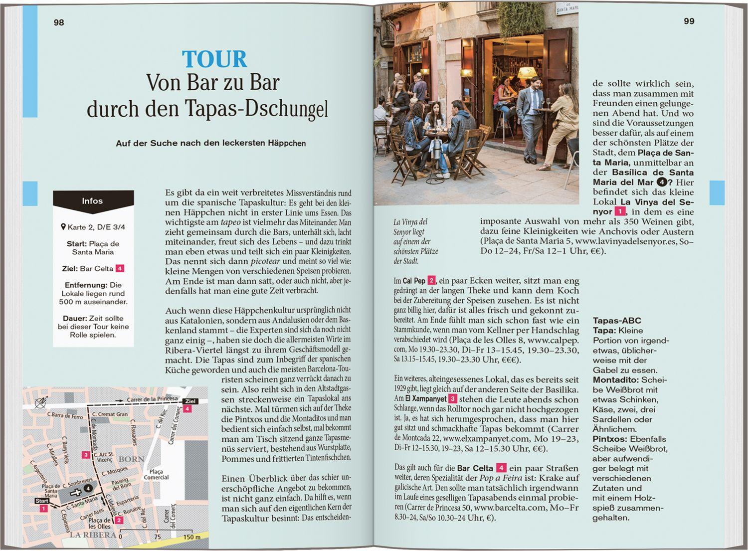 Beispielinhalt (Bild) DUMONT Reise-Taschenbuch Reiseführer Barcelona