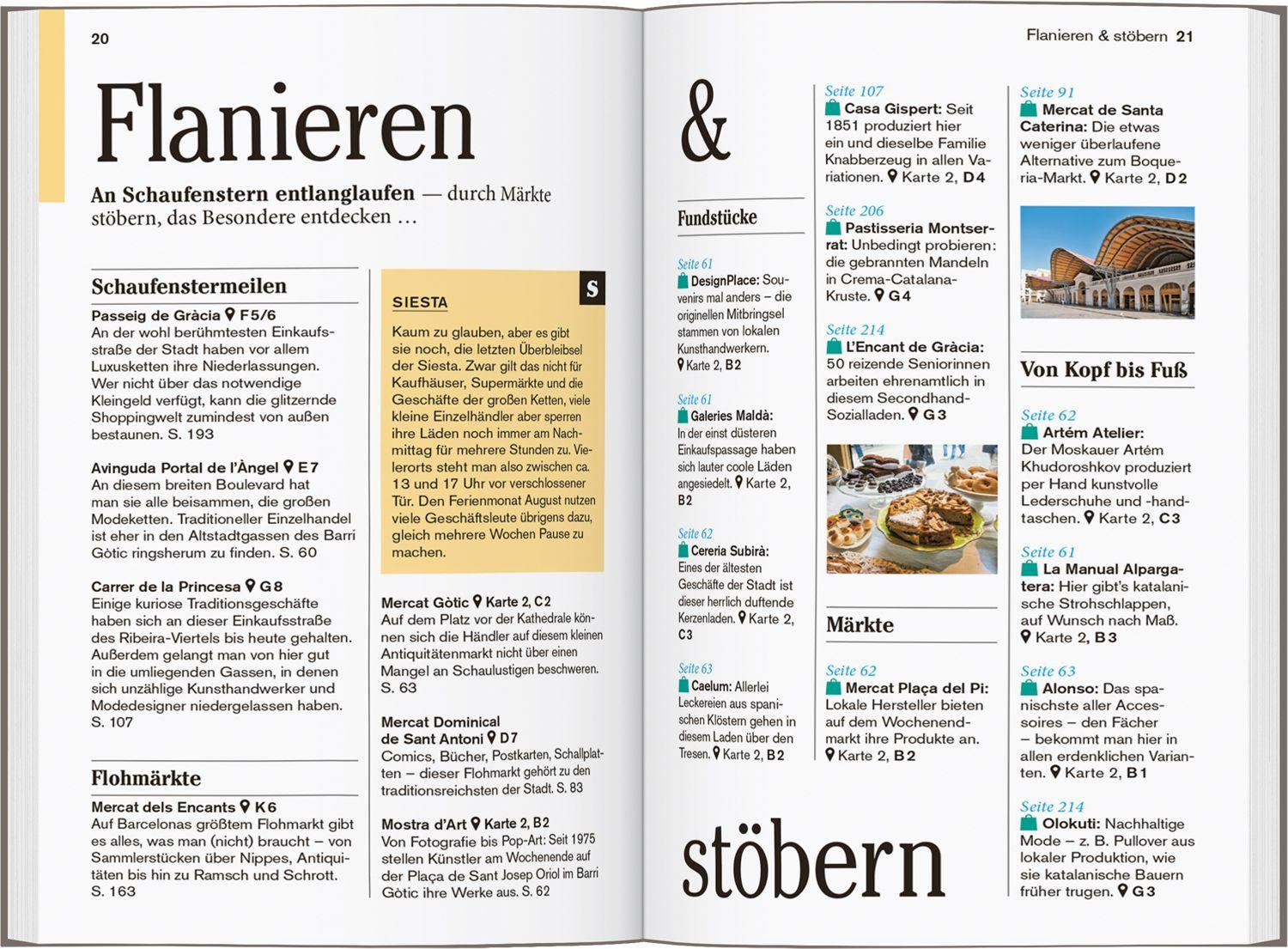 Beispielinhalt (Bild) DUMONT Reise-Taschenbuch Reiseführer Barcelona