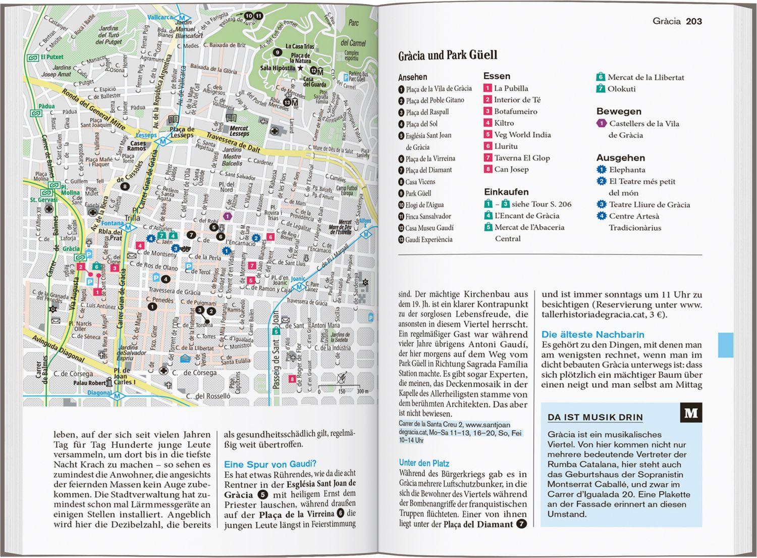Beispielinhalt (Bild) DUMONT Reise-Taschenbuch Reiseführer Barcelona