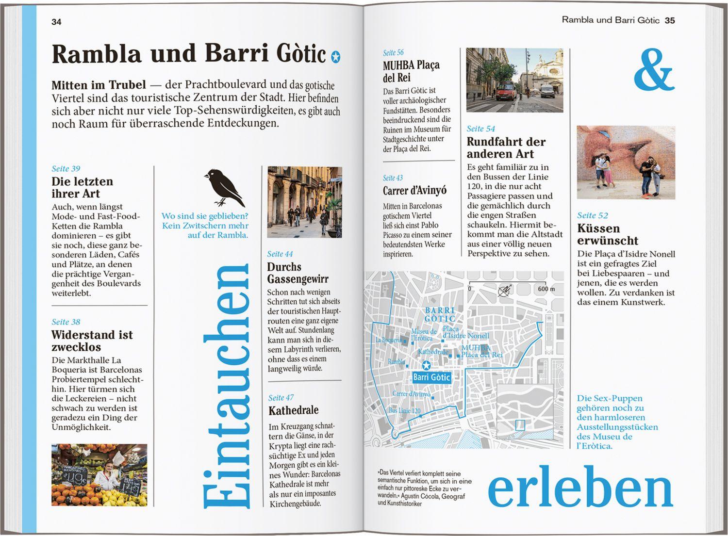 Beispielinhalt (Bild) DUMONT Reise-Taschenbuch Reiseführer Barcelona