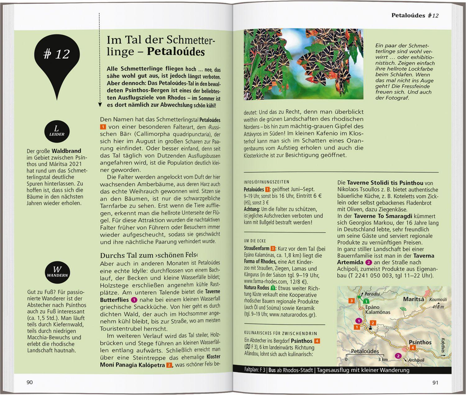 Beispielinhalt (Bild) DUMONT direkt Reiseführer Rhodos