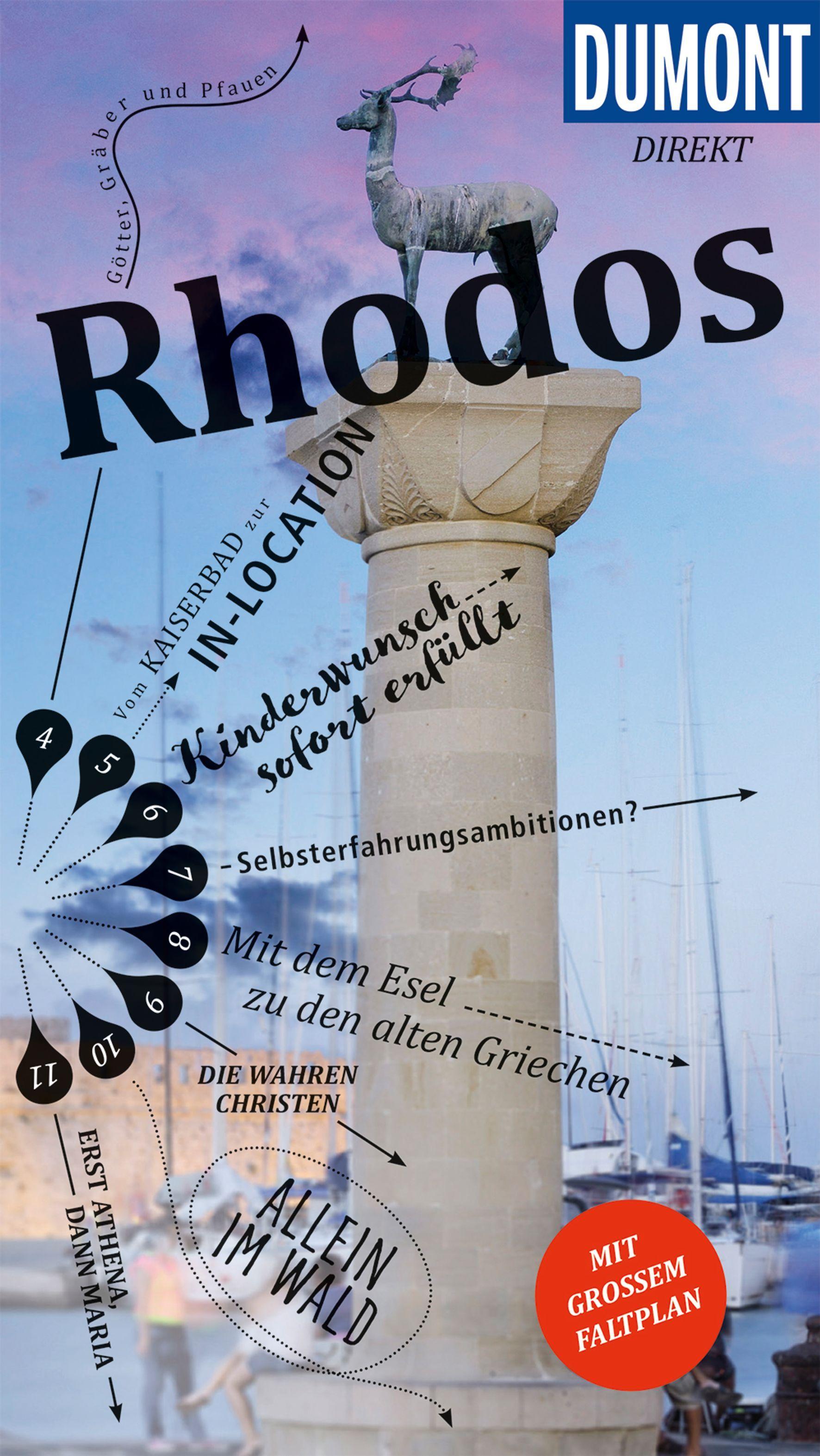 Vorderes Coverbild DUMONT direkt Reiseführer Rhodos
