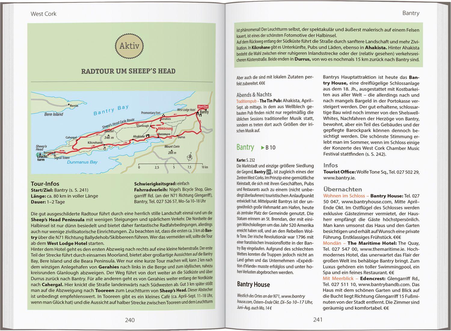 Beispielinhalt (Bild) DUMONT Reise-Handbuch Reiseführer Irland