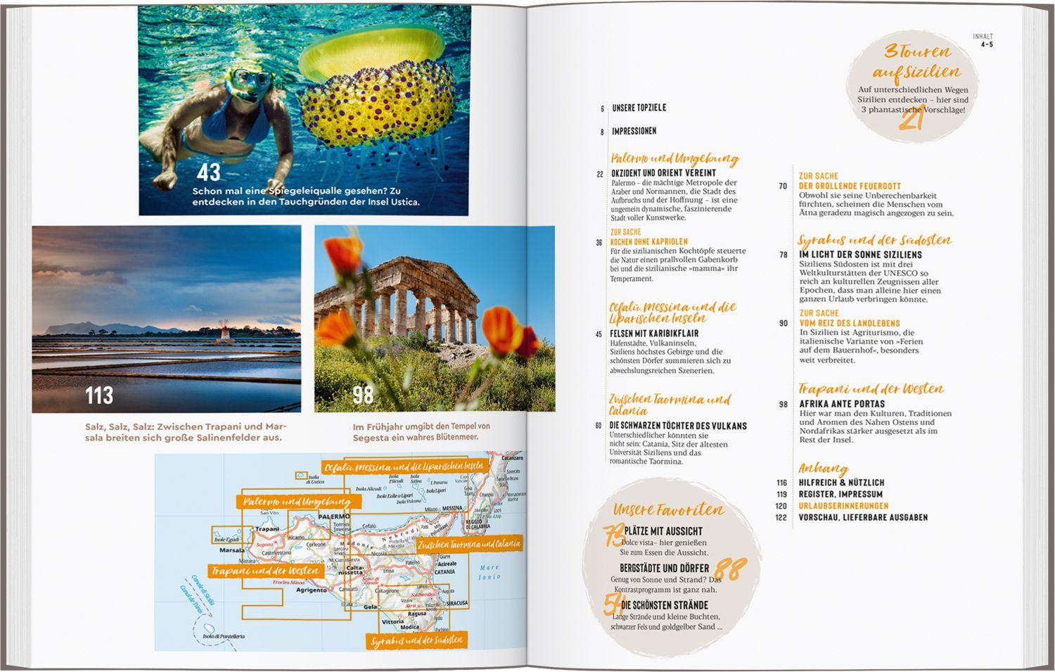 Beispielinhalt (Bild) DUMONT Bildatlas Sizilien