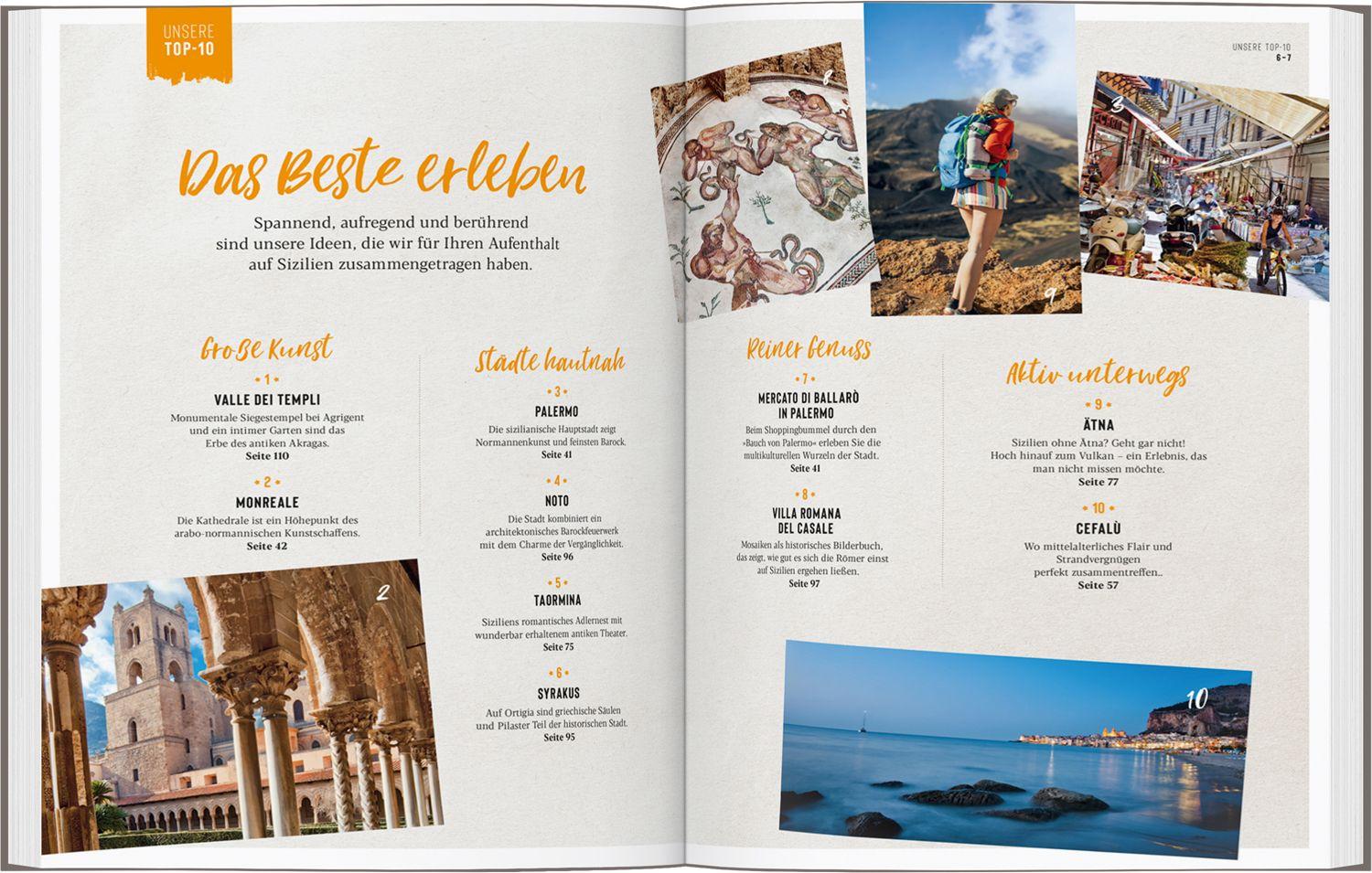 Beispielinhalt (Bild) DUMONT Bildatlas Sizilien