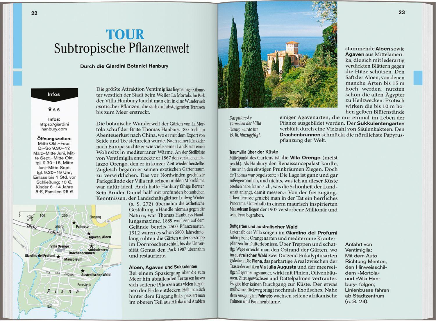 Beispielinhalt (Bild) DUMONT Reise-Taschenbuch Reiseführer Ligurien, Italienische Riviera, Cinque Terre