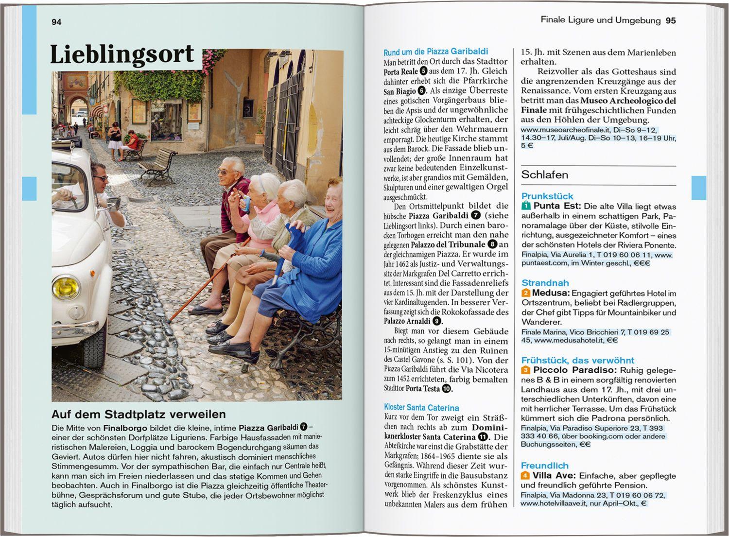 Beispielinhalt (Bild) DUMONT Reise-Taschenbuch Reiseführer Ligurien, Italienische Riviera, Cinque Terre