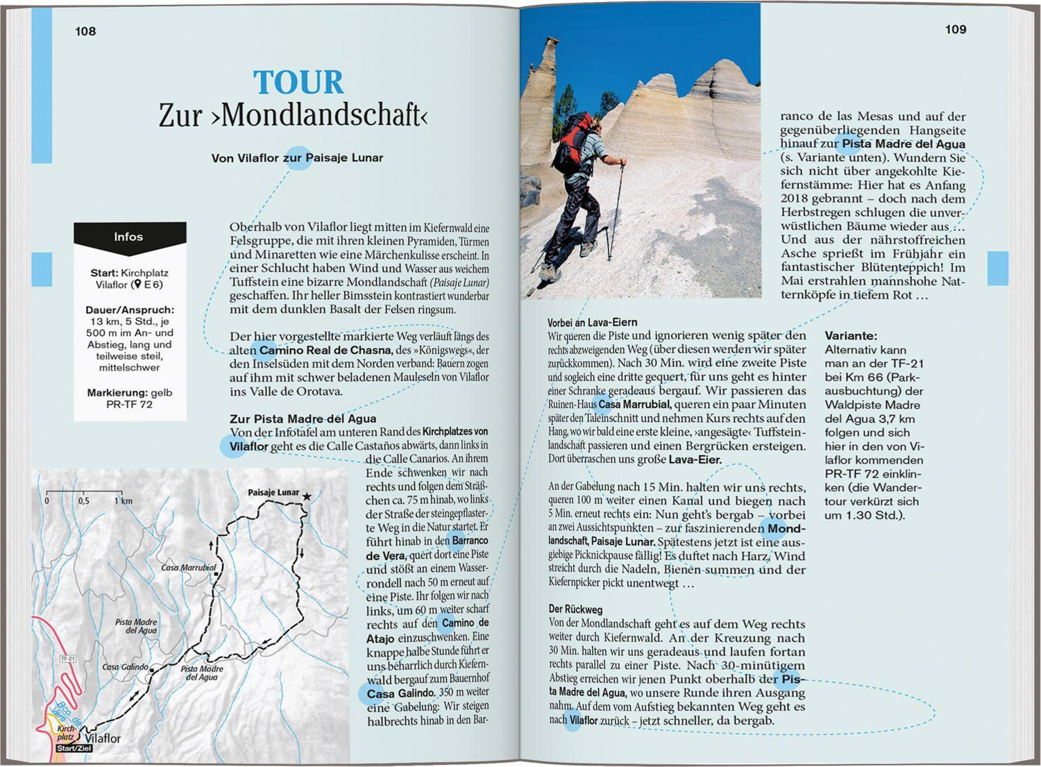 Beispielinhalt (Bild) DUMONT Reise-Taschenbuch Reiseführer Teneriffa