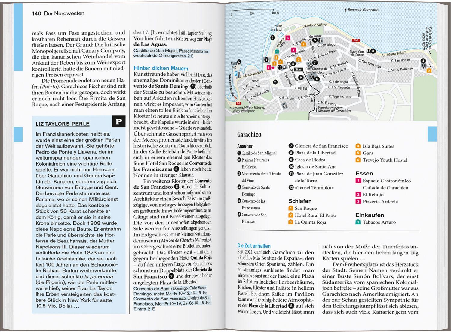 Beispielinhalt (Bild) DUMONT Reise-Taschenbuch Reiseführer Teneriffa