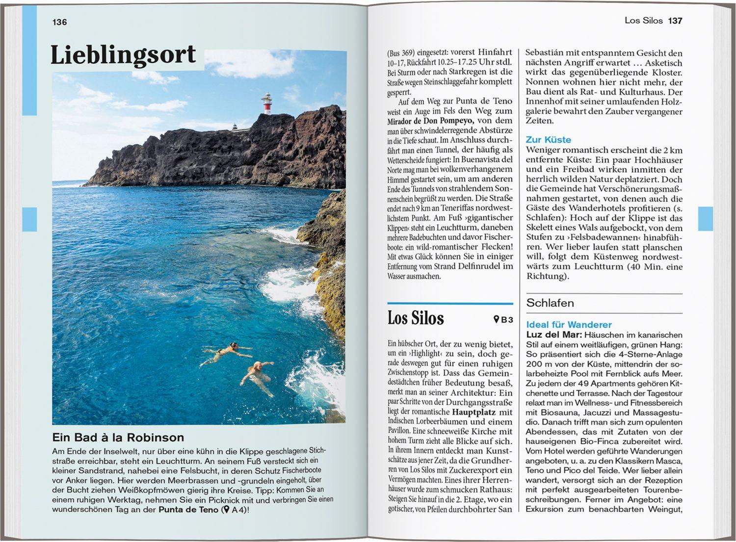 Beispielinhalt (Bild) DUMONT Reise-Taschenbuch Reiseführer Teneriffa