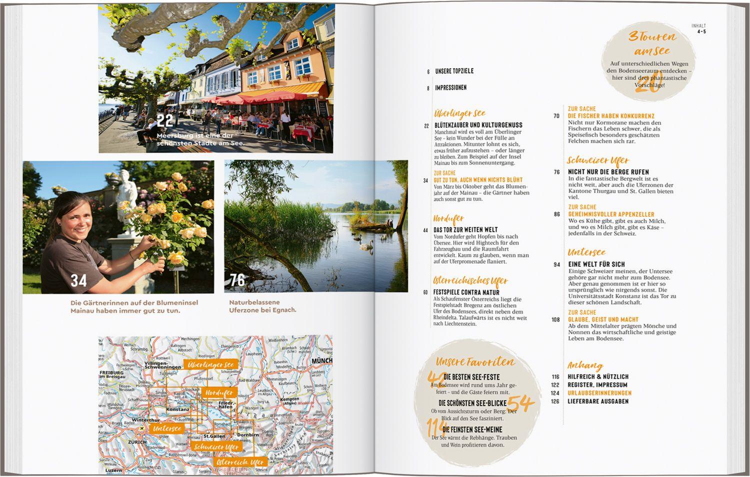 Beispielinhalt (Bild) DUMONT Bildatlas Bodensee