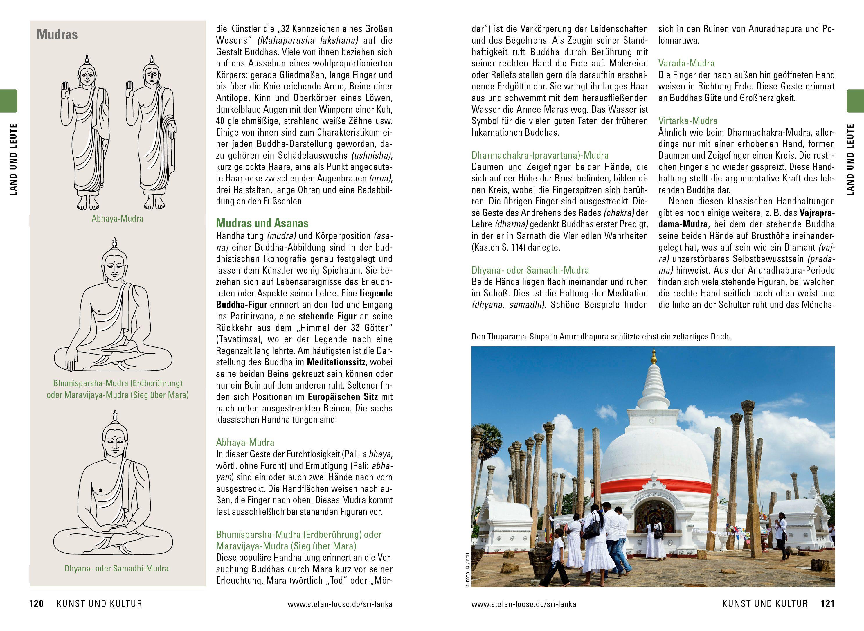Beispielinhalt (Bild) Stefan Loose Reiseführer Sri Lanka