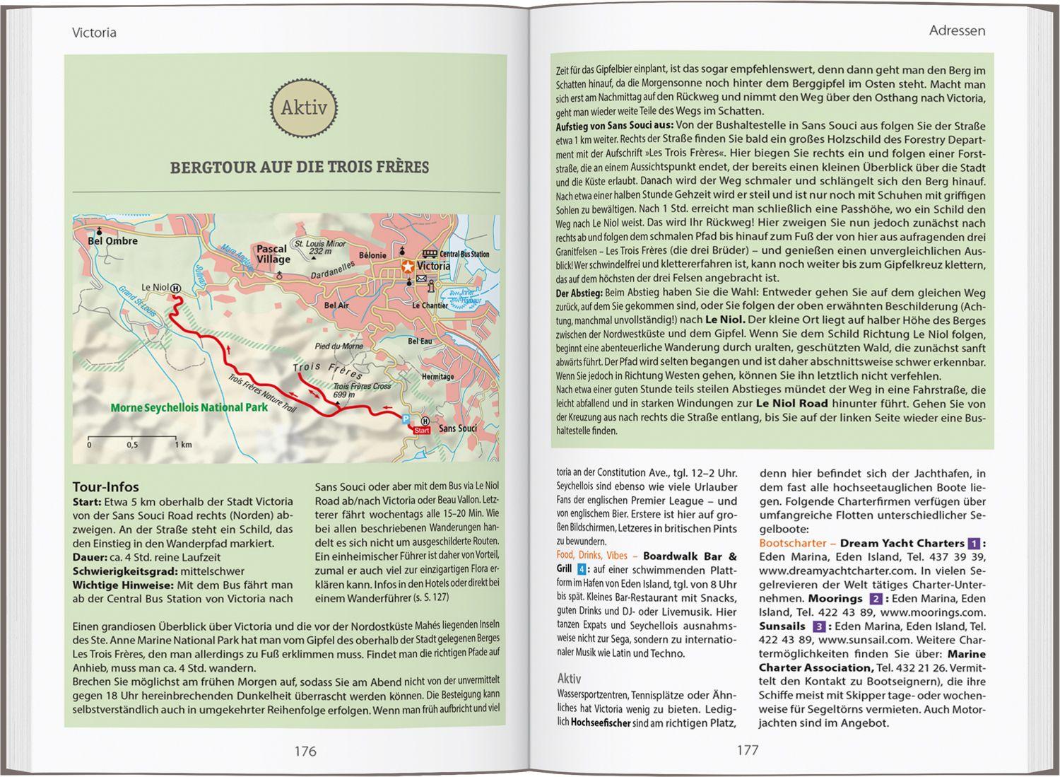 Beispielinhalt (Bild) DUMONT Reise-Handbuch Reiseführer Seychellen