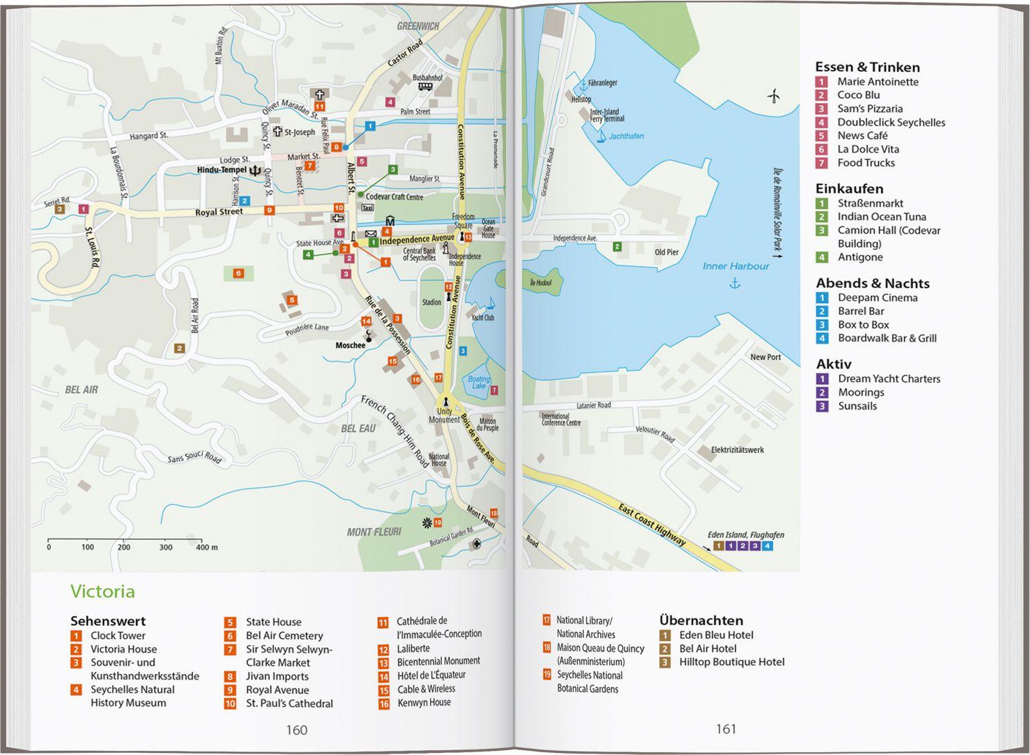Beispielinhalt (Bild) DUMONT Reise-Handbuch Reiseführer Seychellen