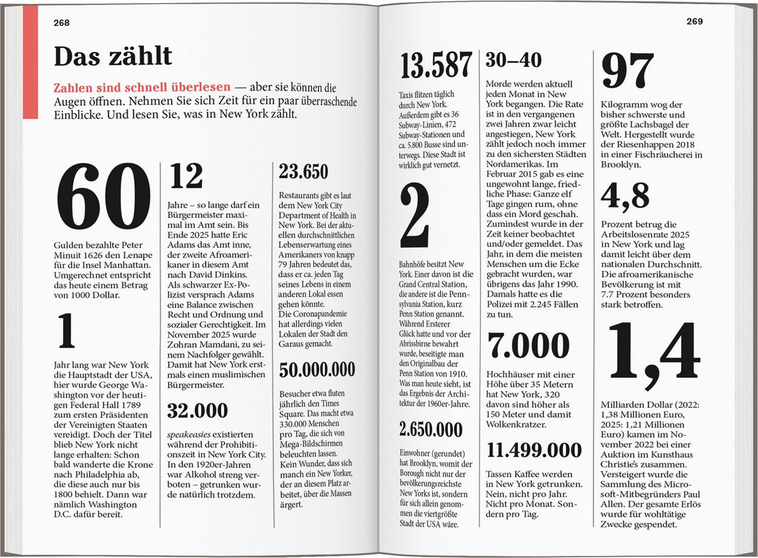 Beispielinhalt (Bild) DUMONT Reise-Taschenbuch Reiseführer New York