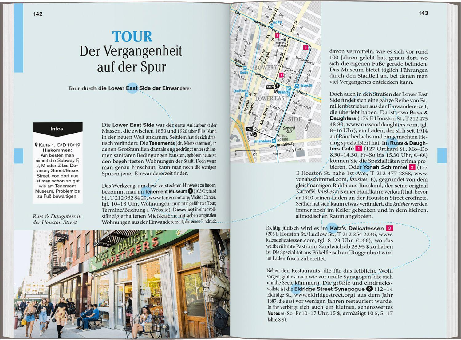 Beispielinhalt (Bild) DUMONT Reise-Taschenbuch Reiseführer New York