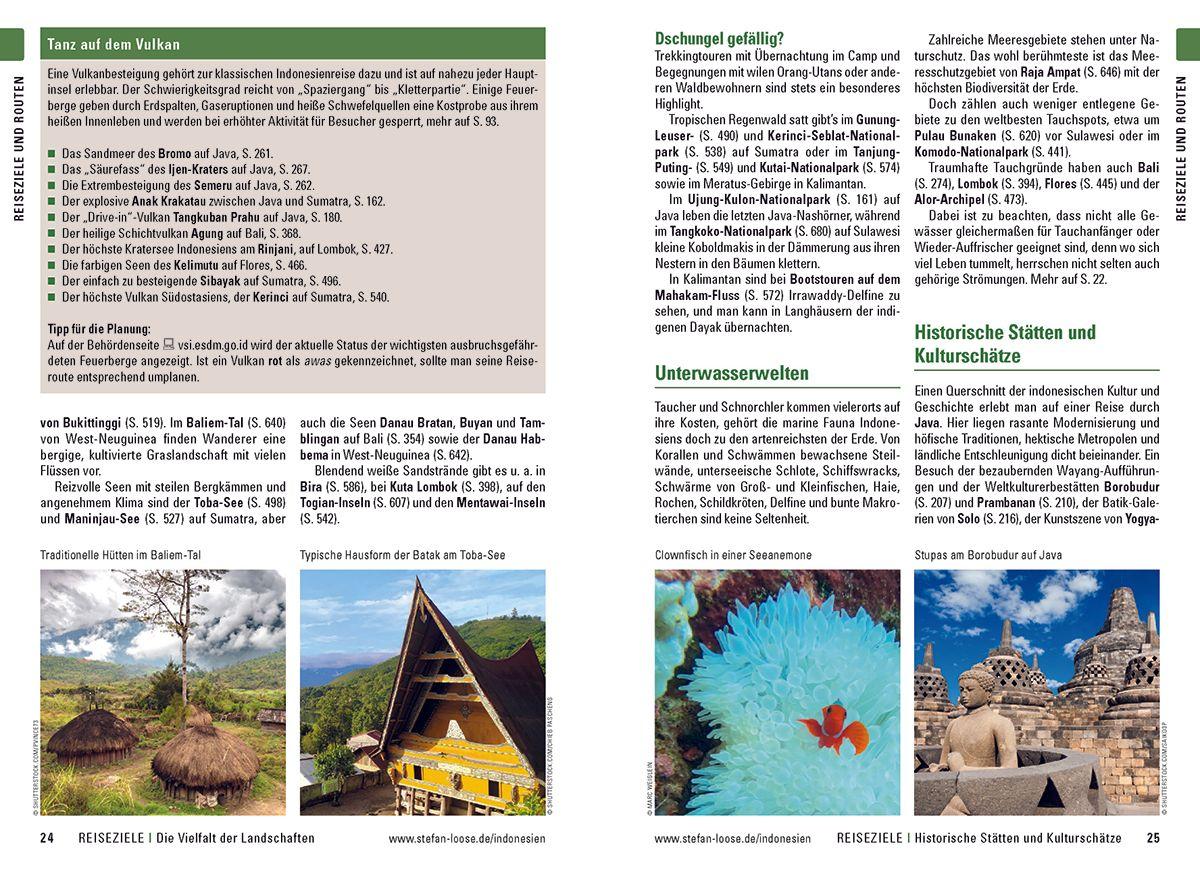 Beispielinhalt (Bild) Stefan Loose Reiseführer Indonesien