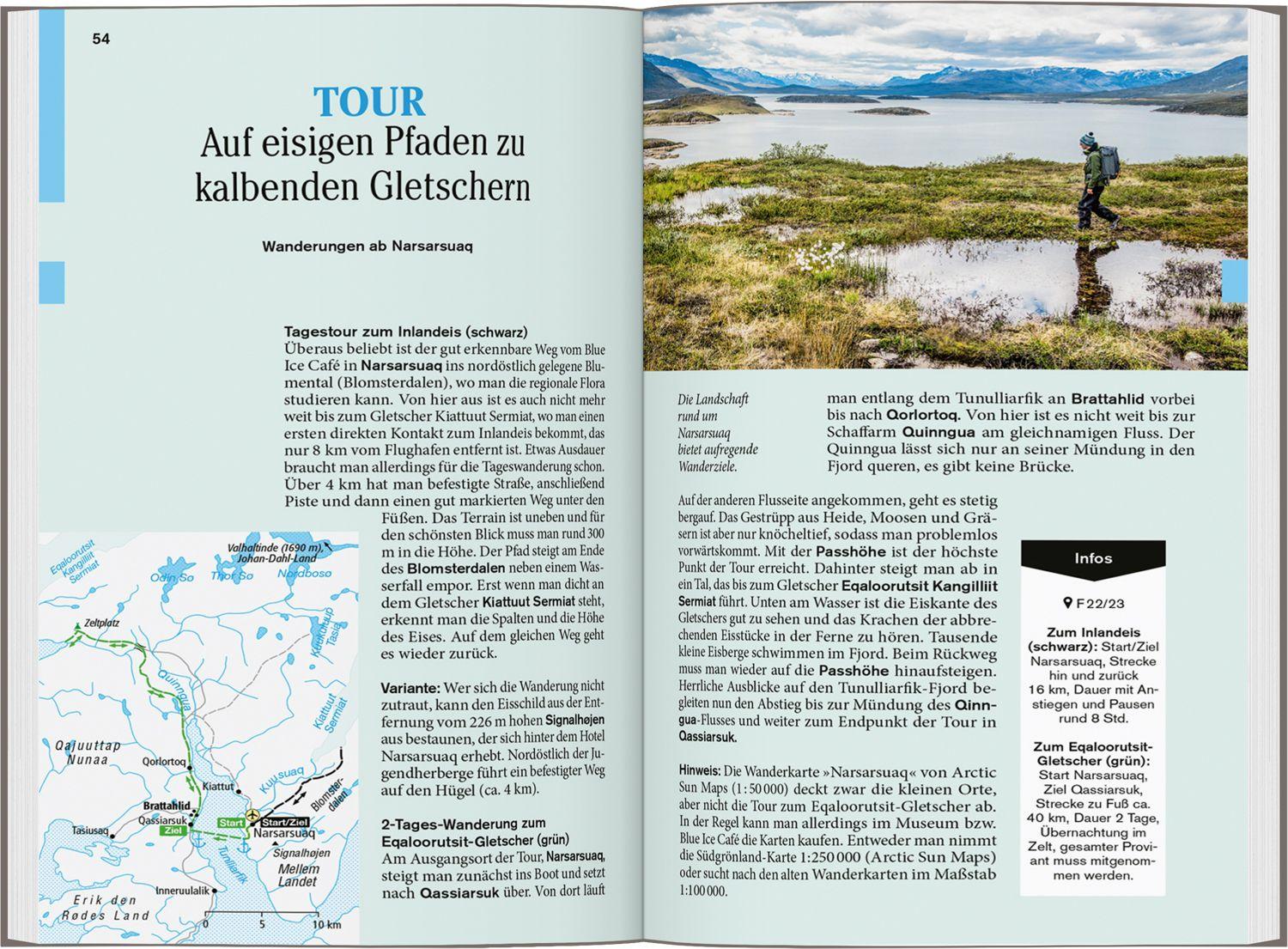 Beispielinhalt (Bild) DUMONT Reise-Taschenbuch Reiseführer Grönland