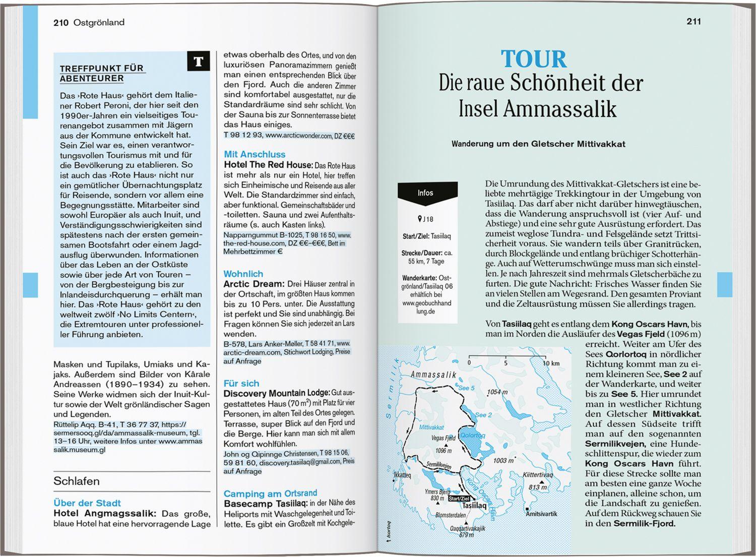 Beispielinhalt (Bild) DUMONT Reise-Taschenbuch Reiseführer Grönland