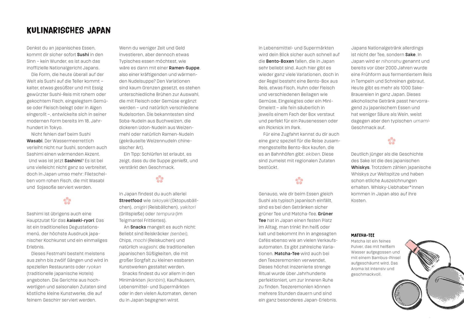 Beispielinhalt (Bild) Reisetagebuch Japan