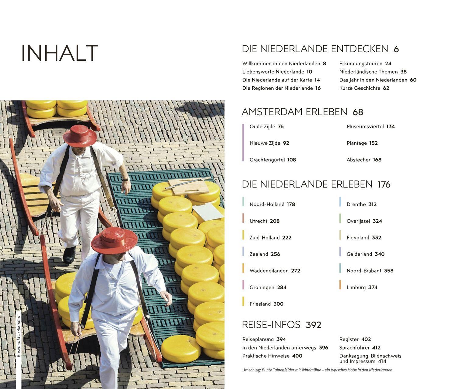 Beispielinhalt (Bild) Vis-à-Vis Reiseführer Niederlande