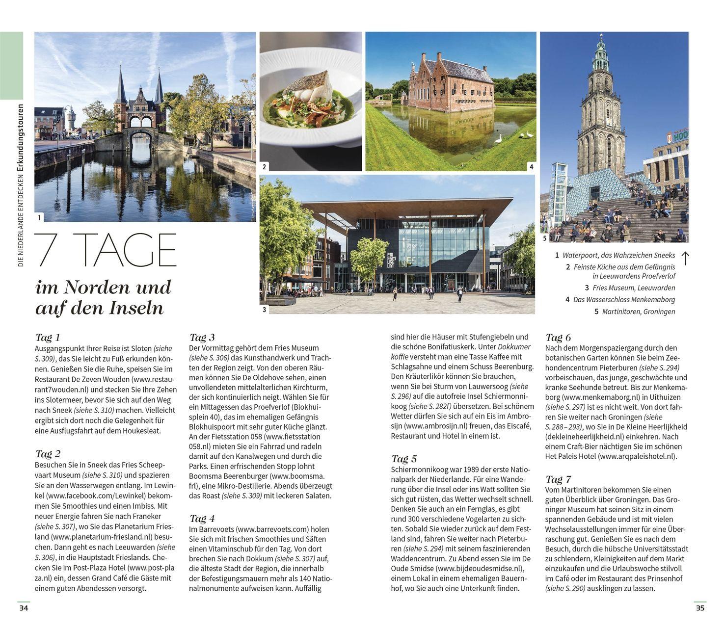 Beispielinhalt (Bild) Vis-à-Vis Reiseführer Niederlande