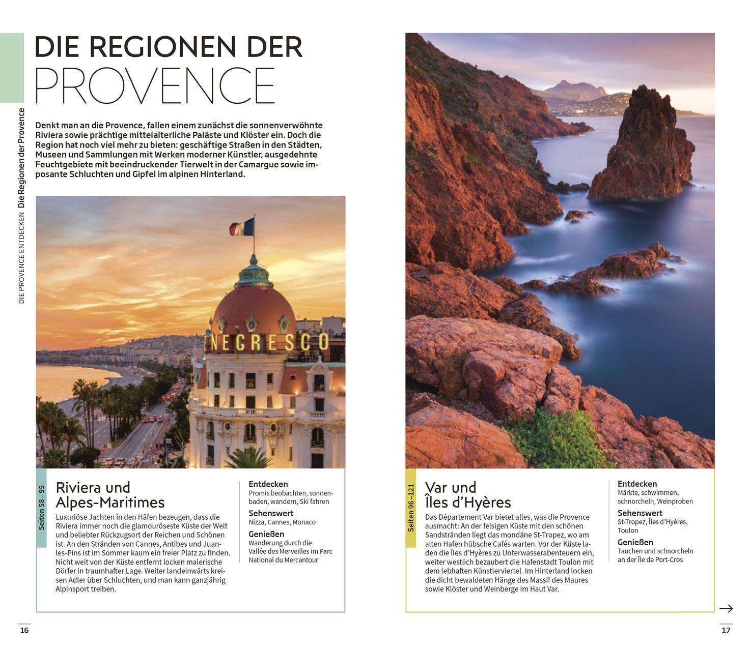 Beispielinhalt (Bild) Vis-à-Vis Reiseführer Provence & Côte d'Azur