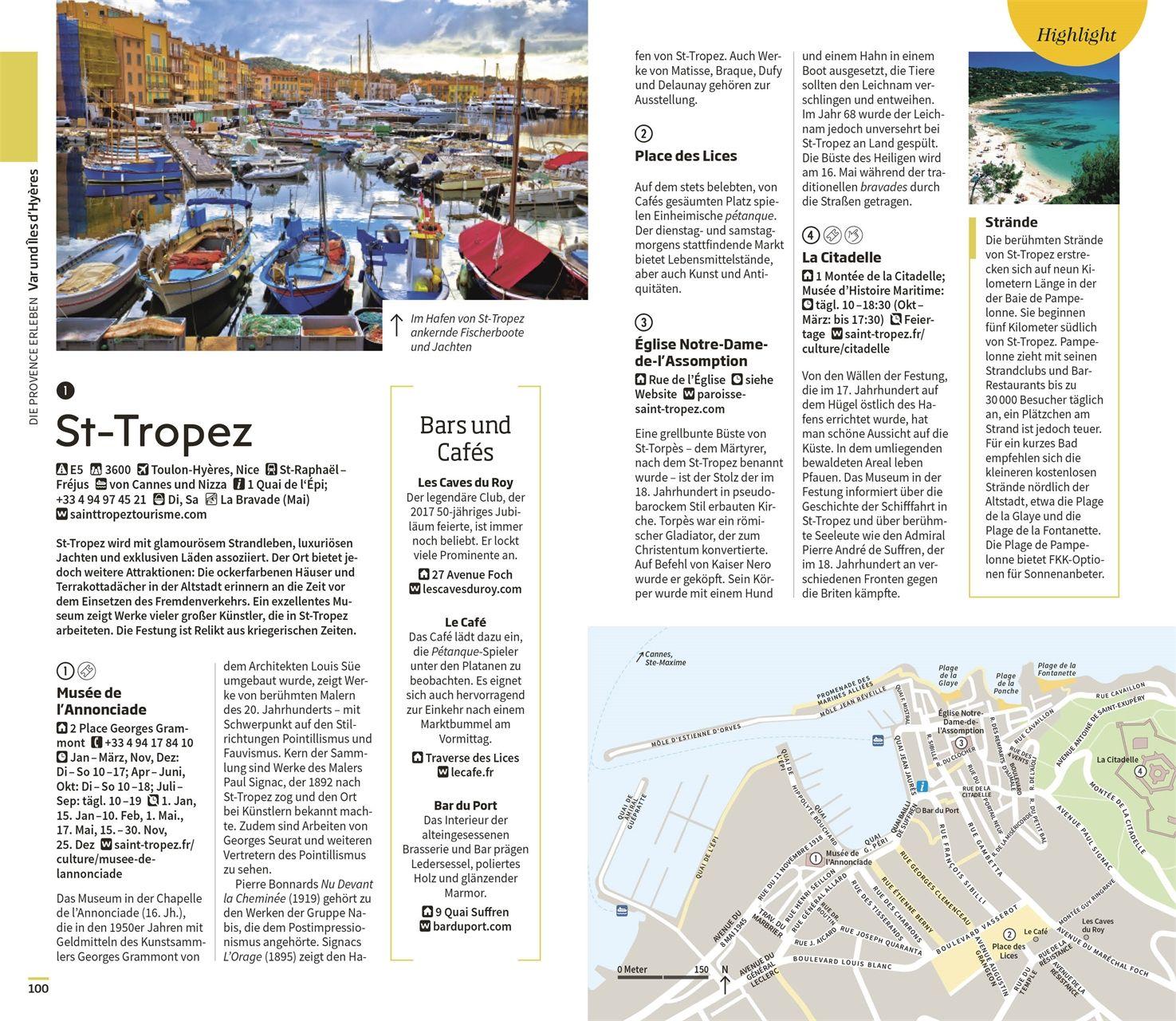 Beispielinhalt (Bild) Vis-à-Vis Reiseführer Provence & Côte d'Azur