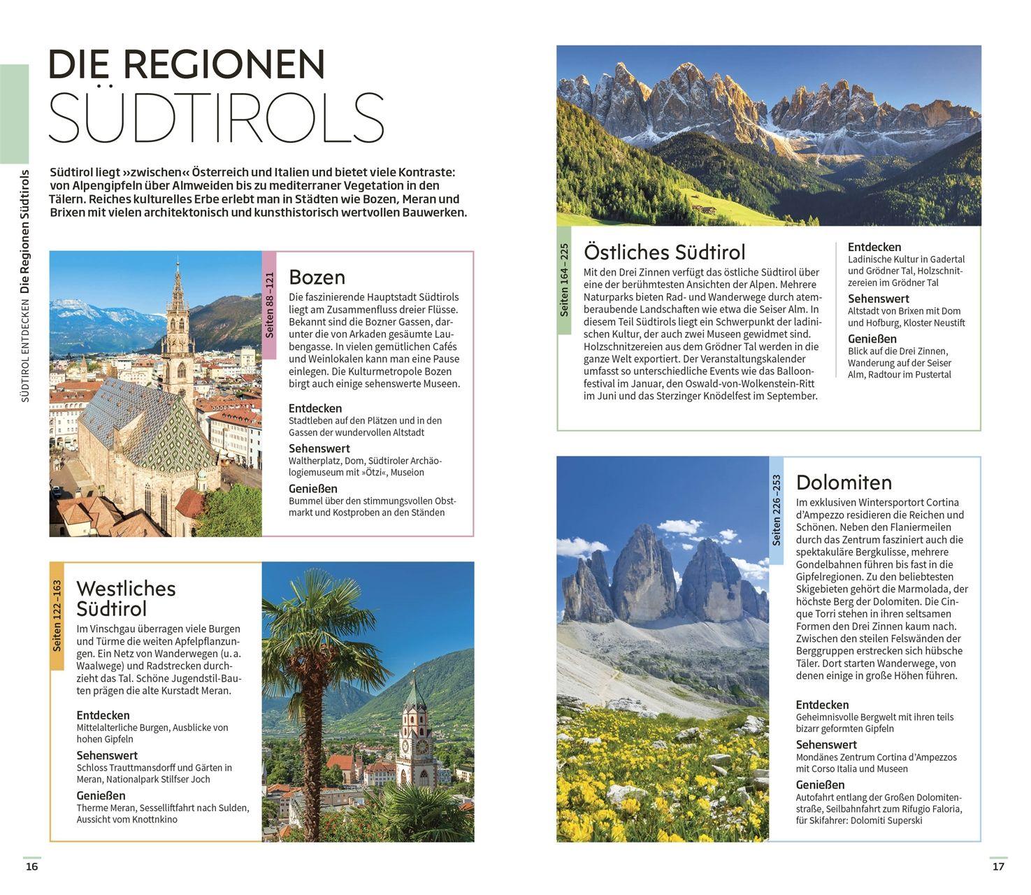 Beispielinhalt (Bild) Vis-à-Vis Reiseführer Südtirol