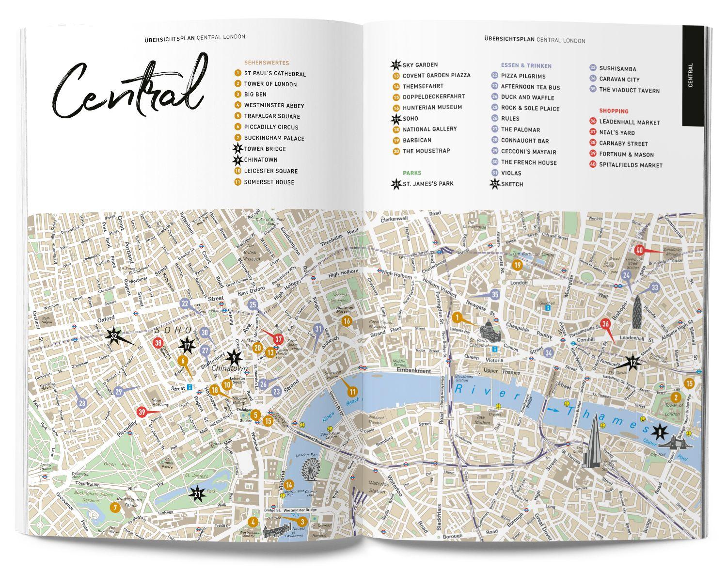 Beispielinhalt (Bild) GuideMe Reiseführer London