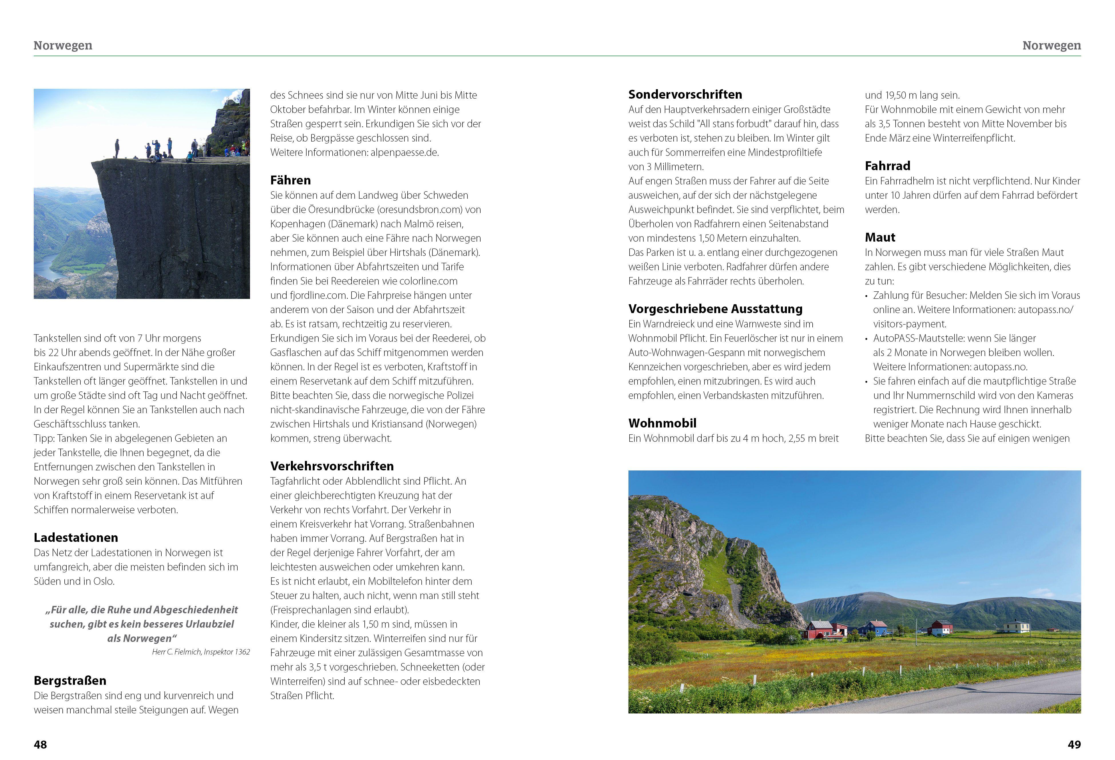 Beispielinhalt (Bild) ACSI CampingCard & Stellplatzführer 2026