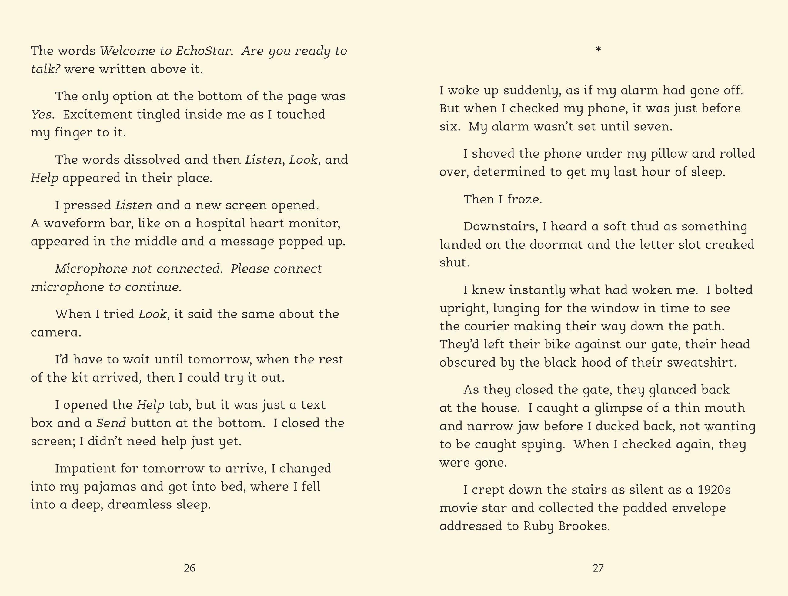 Beispielinhalt (Bild) Echostar Is Always Listening