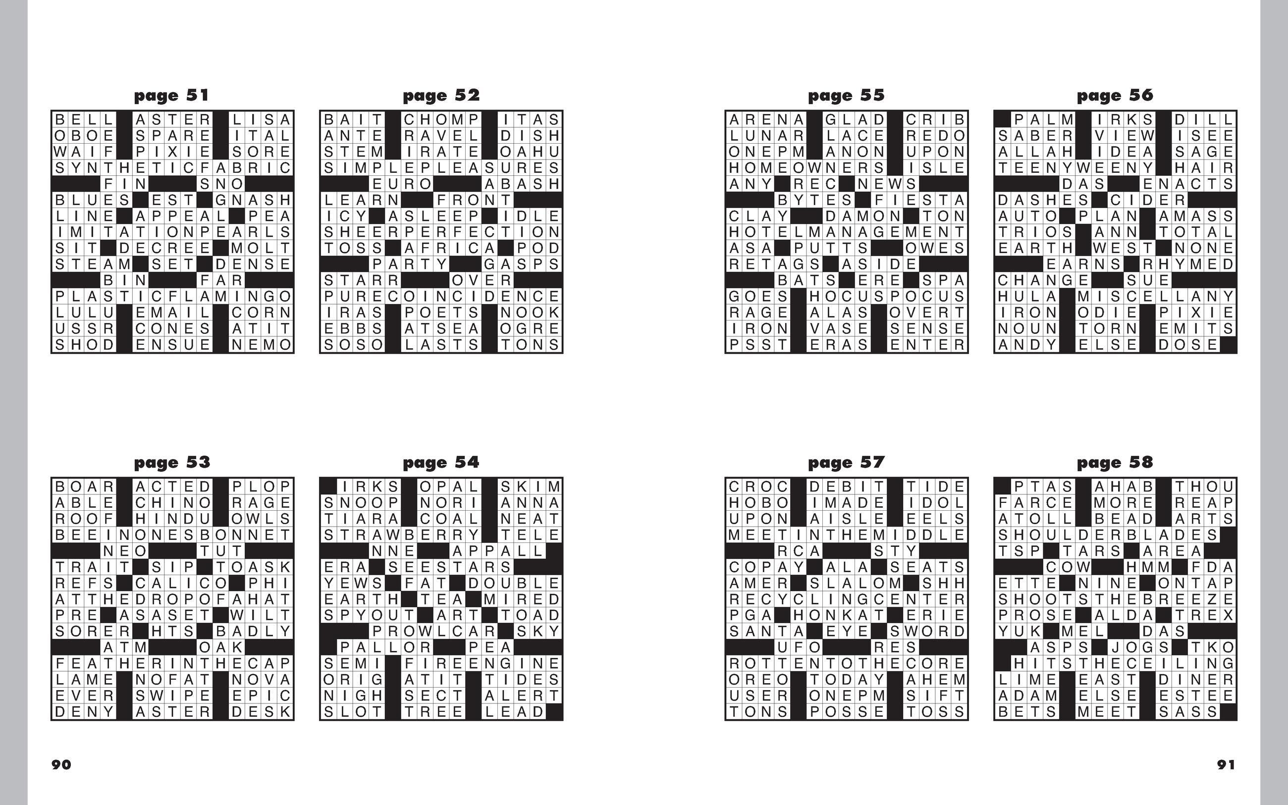 Beispielinhalt (Bild) Easy as Pie Crosswords: Truly Easy!