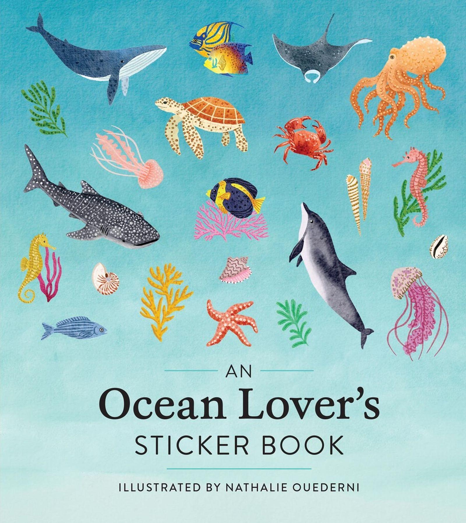 Vorderes Coverbild An Ocean Lover's Sticker Book