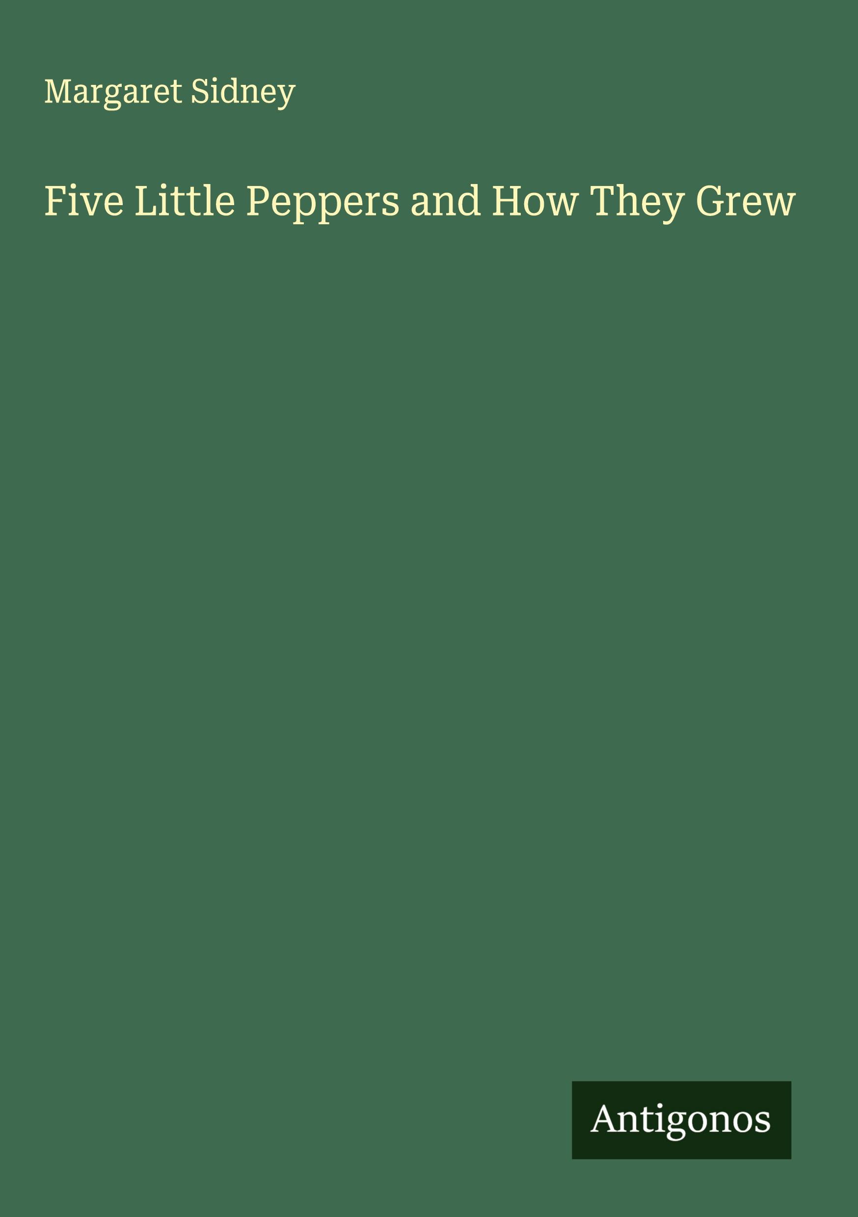 Vorderes Coverbild Five Little Peppers and How They Grew