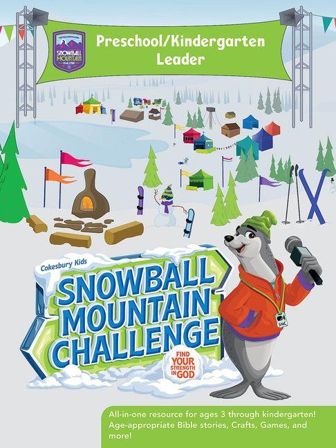 Vorderes Coverbild Vbs 2026 Snowball Mountain Challenge Preschool/Kindergarten Leader